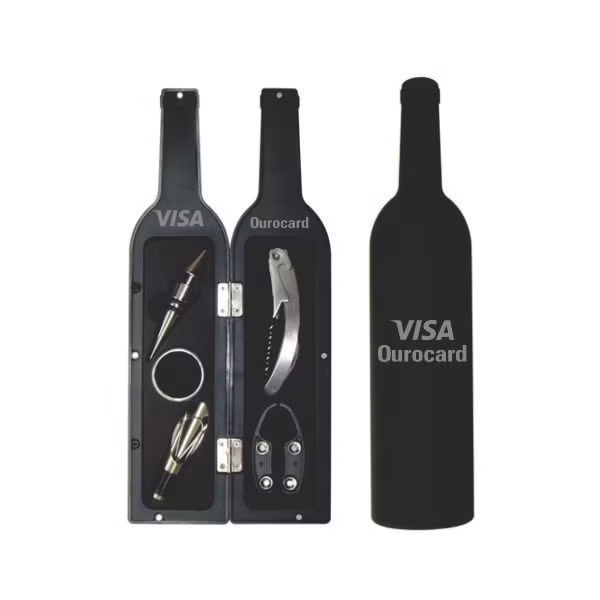 Kit Abridor de Vinho Personalizado para Brindes