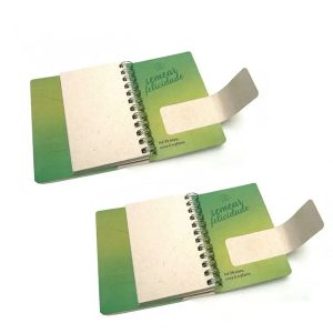 Mini Caderno Pocket Reciclato Personalizado 2