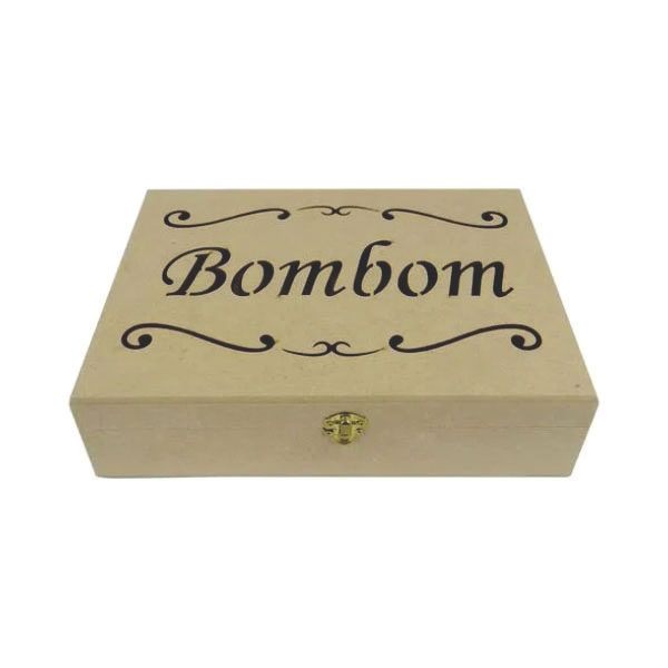 Caixa Bombom Madeira Personalizada