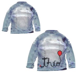 Camisa Jeans Infantil Personalizada