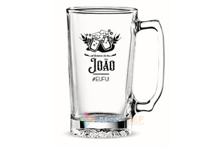 Caneca de Vidro Personalizada Brinde