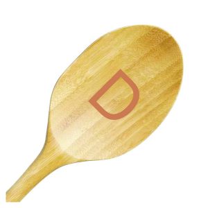 Colher de Bambu Longa Personalizada 4