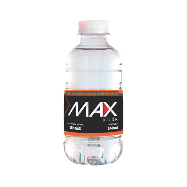 Água Sem Gas 240ML Com Rotulo Personalizado