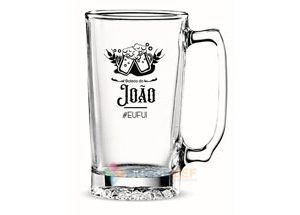 Caneca de Vidro Personalizada Brinde