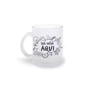 Caneca de Vidro Personalizada