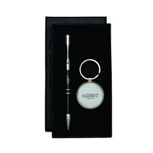 Conjunto de Chaveiro e Caneta Personalizado